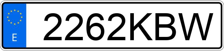 Numer rejestracyjny 2262KBW posiada MAZDA CX-5