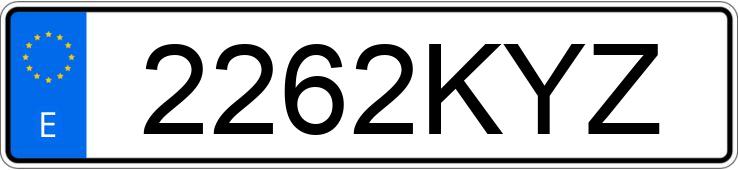 Numer rejestracyjny 2262KYZ posiada AUDI Q5 Numer rejestracyjny 2262KYZ posiada AUDI Q5