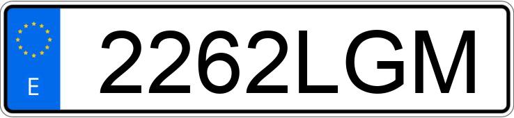 Numer rejestracyjny 2262LGM posiada SEAT ATECA