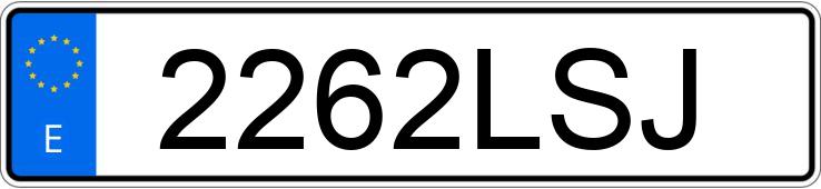 Numer rejestracyjny 2262LSJ posiada AUDI RS6