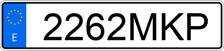 Numer rejestracyjny 2262MKP posiada AUDI Q4