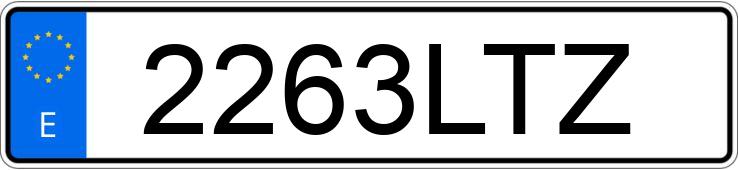 Numer rejestracyjny 2263LTZ posiada VOLKSWAGEN GOLF Numer rejestracyjny 2263LTZ posiada VOLKSWAGEN GOLF