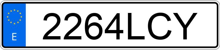 Numer rejestracyjny 2264LCY posiada VOLKSWAGEN GOLF Numer rejestracyjny 2264LCY posiada VOLKSWAGEN GOLF