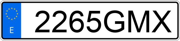 Numer rejestracyjny 2265GMX posiada BMW X5 Numer rejestracyjny 2265GMX posiada BMW X5