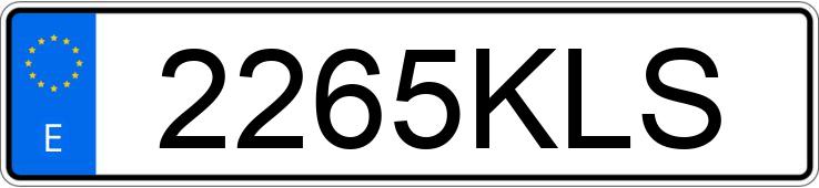 Numer rejestracyjny 2265KLS posiada SEAT ATECA Numer rejestracyjny 2265KLS posiada SEAT ATECA