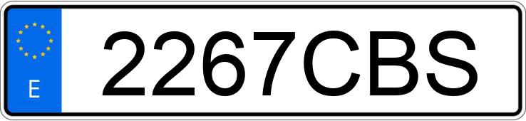 Numer rejestracyjny 2267CBS posiada PEUGEOT 307