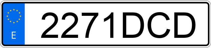Numer rejestracyjny 2271DCD posiada FORD MONDEO