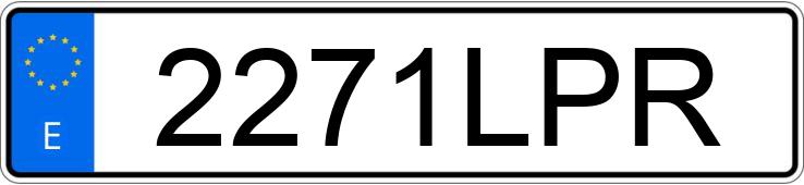 Numer rejestracyjny 2271LPR posiada FIAT DUCATO