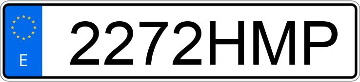 Numer rejestracyjny 2272HMP posiada NISSAN QASHQAI+2