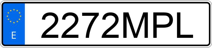 Numer rejestracyjny 2272MPL posiada FIAT PANDA