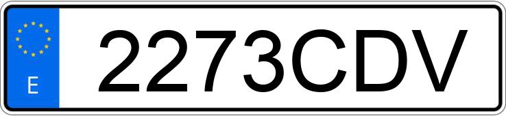 Numer rejestracyjny 2273CDV posiada CITROEN C3