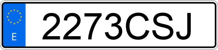 Numer rejestracyjny 2273CSJ posiada SEAT LEON