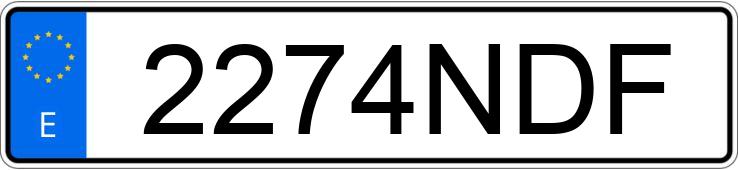 Numer rejestracyjny 2274NDF posiada OPEL MOKKA