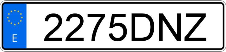 Numer rejestracyjny 2275DNZ posiada OPEL ASTRA