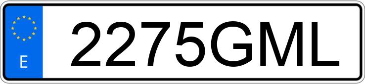 Numer rejestracyjny 2275GML posiada OPEL ASTRA