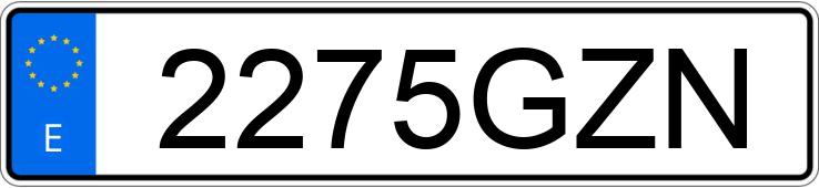 Numer rejestracyjny 2275GZN posiada RENAULT MASTER