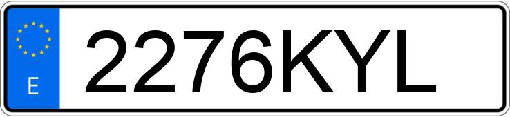 Numer rejestracyjny 2276KYL posiada OPEL ASTRA Numer rejestracyjny 2276KYL posiada OPEL ASTRA