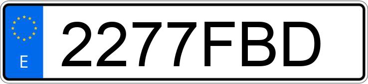 Numer rejestracyjny 2277FBD posiada OPEL ASTRA