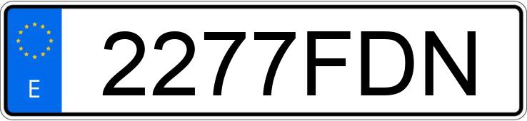 Numer rejestracyjny 2277FDN posiada FORD FOCUS