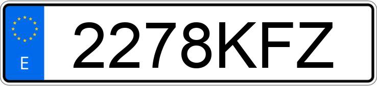 Numer rejestracyjny 2278KFZ posiada KIA SPORTAGE Numer rejestracyjny 2278KFZ posiada KIA SPORTAGE