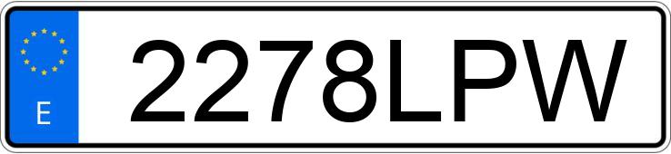 Numer rejestracyjny 2278LPW posiada RENAULT CLIO