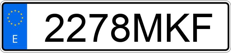 Numer rejestracyjny 2278MKF posiada SKODA FABIA Numer rejestracyjny 2278MKF posiada SKODA FABIA