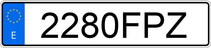 Numer rejestracyjny 2280FPZ posiada OPEL CORSA