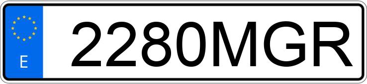 Numer rejestracyjny 2280MGR posiada BMW SERIE 4