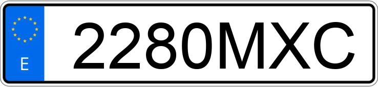 Numer rejestracyjny 2280MXC posiada CUPRA FORMENTOR