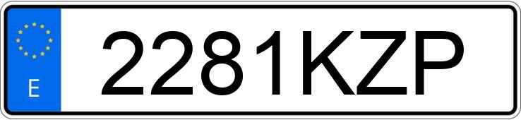 Numer rejestracyjny 2281KZP posiada MERCEDES AMG GT (190)