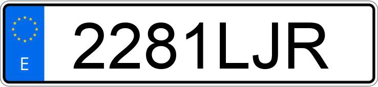 Numer rejestracyjny 2281LJR posiada SEAT LEON Numer rejestracyjny 2281LJR posiada SEAT LEON