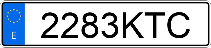 Numer rejestracyjny 2283KTC posiada TOYOTA AYGO Numer rejestracyjny 2283KTC posiada TOYOTA AYGO