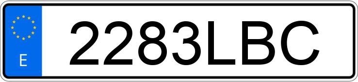 Numer rejestracyjny 2283LBC posiada MERCEDES A (177)