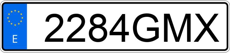 Numer rejestracyjny 2284GMX posiada RENAULT MEGANE COUPE Numer rejestracyjny 2284GMX posiada RENAULT MEGANE COUPE