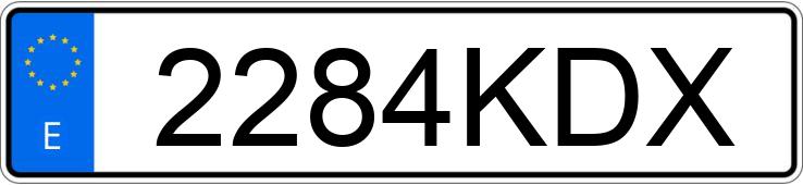 Numer rejestracyjny 2284KDX posiada MERCEDES M (163-164)