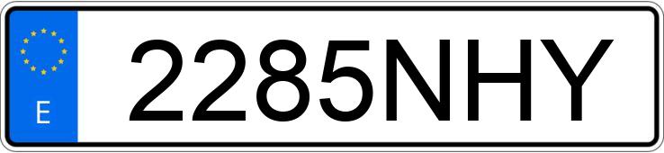 Numer rejestracyjny 2285NHY posiada BMW SERIE 4