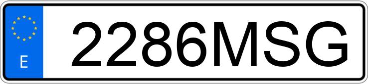 Numer rejestracyjny 2286MSG posiada BMW SERIE 4