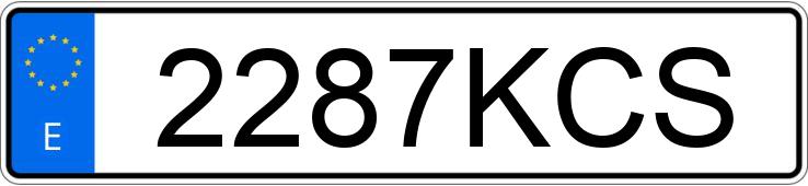 Numer rejestracyjny 2287KCS posiada BMW SERIE 3