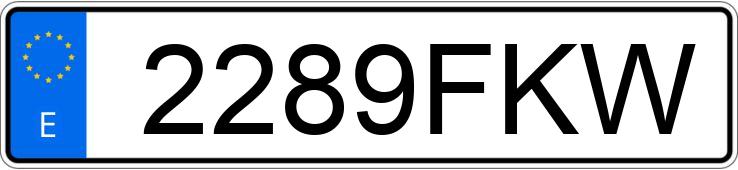 Numer rejestracyjny 2289FKW posiada VOLVO XC90