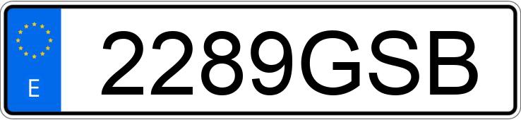 Numer rejestracyjny 2289GSB posiada RENAULT GRAND SCENIC Numer rejestracyjny 2289GSB posiada RENAULT GRAND SCENIC