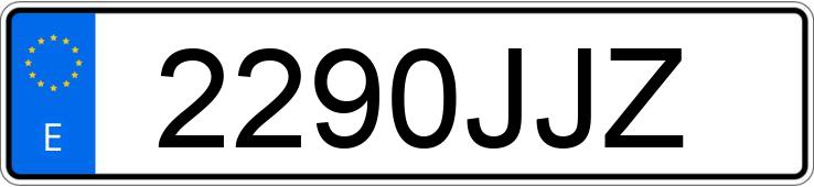 Numer rejestracyjny 2290JJZ posiada MERCEDES CLS (218)