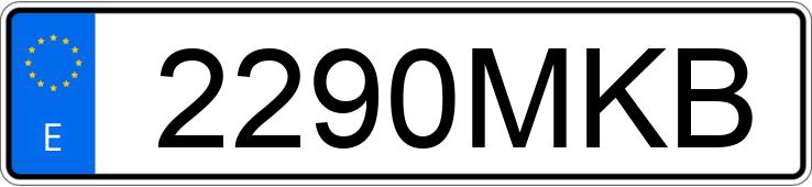 Numer rejestracyjny 2290MKB posiada TOYOTA YARIS