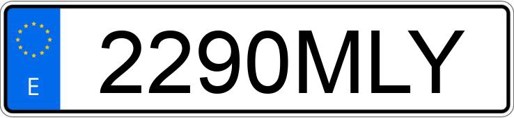 Numer rejestracyjny 2290MLY posiada RENAULT CLIO Numer rejestracyjny 2290MLY posiada RENAULT CLIO