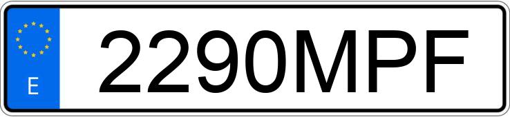 Numer rejestracyjny 2290MPF posiada PEUGEOT 3008