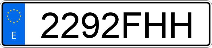 Numer rejestracyjny 2292FHH posiada SEAT LEON