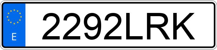 Numer rejestracyjny 2292LRK posiada CITROEN C5 AIRCROSS