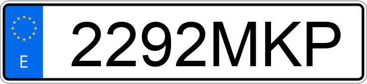 Numer rejestracyjny 2292MKP posiada PEUGEOT 508