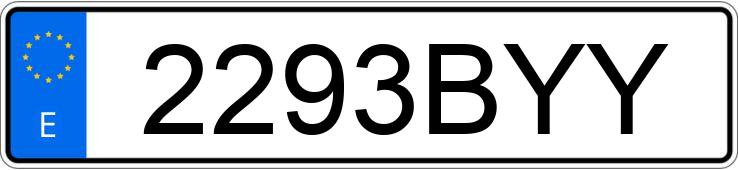 Numer rejestracyjny 2293BYY posiada SUZUKI VITARA Numer rejestracyjny 2293BYY posiada SUZUKI VITARA