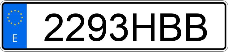 Numer rejestracyjny 2293HBB posiada TRIUMPH DAYTONA 675