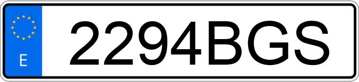 Numer rejestracyjny 2294BGS posiada SEAT LEON Numer rejestracyjny 2294BGS posiada SEAT LEON